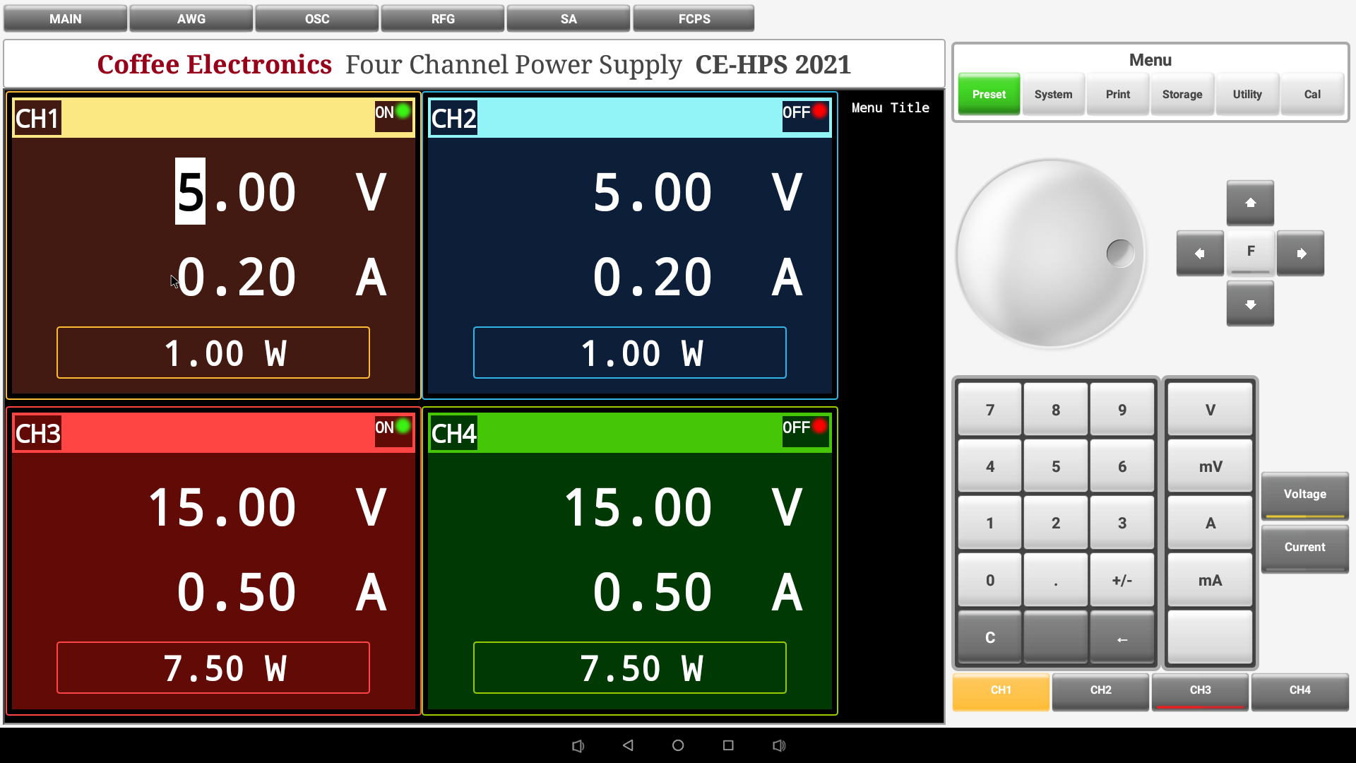 AWG GUI