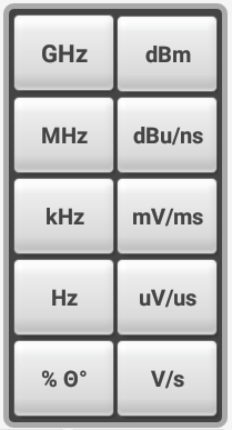 Units Keypad